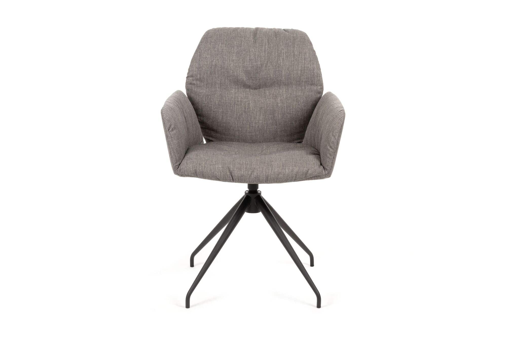 Sessel Esstisch drehbar mit Metalluntergestell