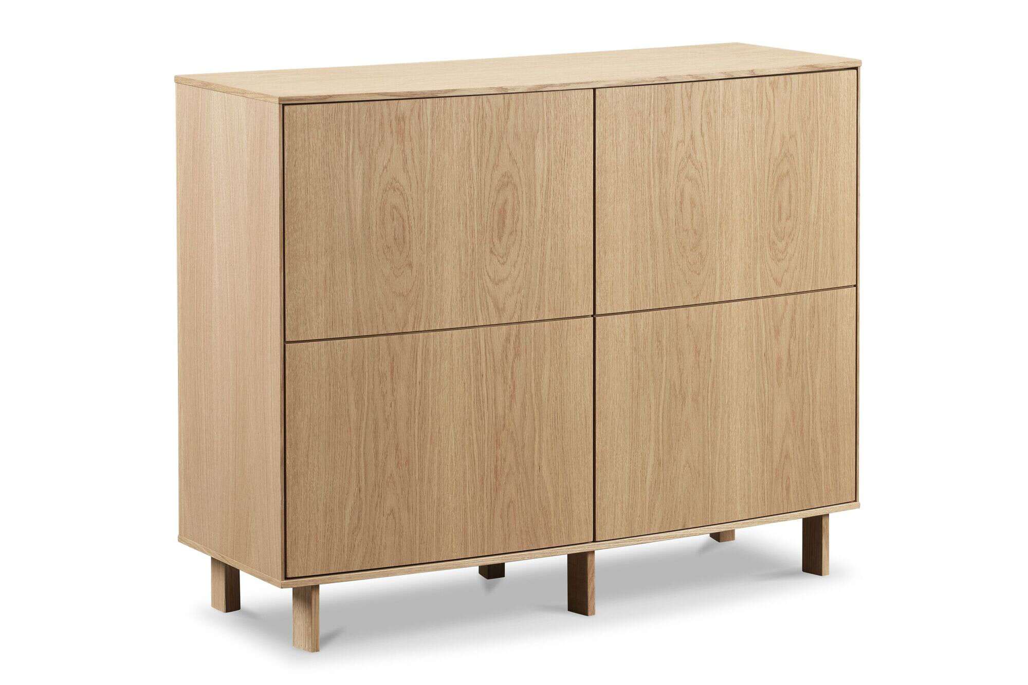 Sideboard 2 türig in Eiche natur geölt - Sideboard Farum 2